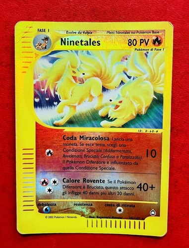 Lotto carte pokémon aquapolis - carte,