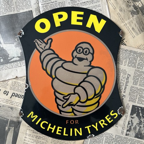 Insegna vintage michelin - insegna,