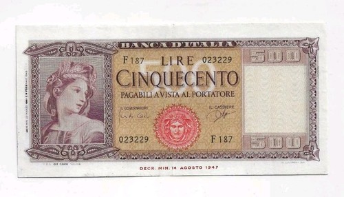 500 lire 1947 - 500,