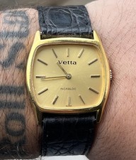 Watch Vintage Vetta Solo Tempo Gold Plated Mechanical V-1001-7