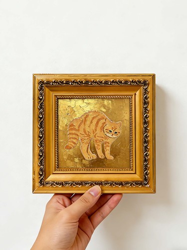 Fluffy ginger tabby cat - tabby,