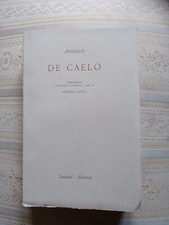 Aristotele,De Caelo,  Intonso