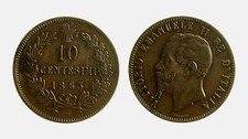 pcc2030_2) Vittorio Emanuele II (1861-1878) 10 Centesimi 1863 PARIGI