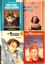 Lotto di 4 libri per ragazzi di circa 15 anni Buck dagli occhi azzurri etc