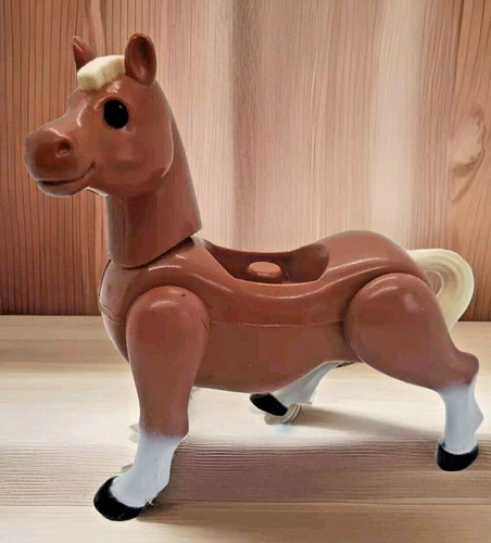 Farm brown horse - vintage, 1980s