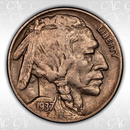 1937 gambe cacg xf45 - 1937-d, 5c
