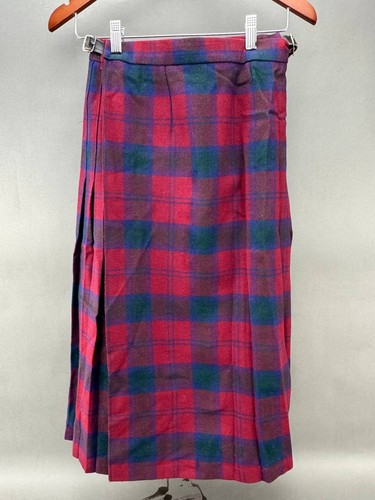 Brendella wool pleated - wool, plaid