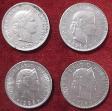 Moneta da 20 rappen 1945,59