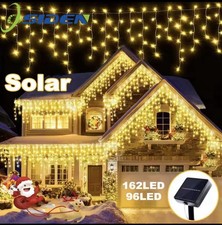 Luci Solari per Natale – 162/96 LED, 8 Modalità