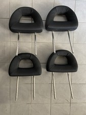 4x Poggiatesta Golf Bora 1998-2003 Tessuto Liscio