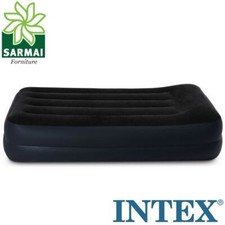 Intex 64122 Materasso letto singolo gonfiabile ospiti con pompa elettrica