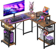 Scrivania angolare nera