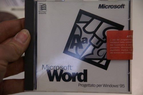 Microsoft word software cd - 95,