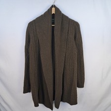 Cardigan Lauren Ralph Lauren in puro cashmere verde taglia L da donna