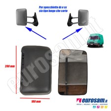 COPPA SPECCHIO SPECCHIETTO RETROVISORE DX SX PER IVECO DAILY 89-99 TUTTI TIPI