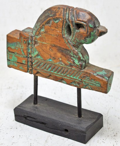 Antico legno cavallo - di, testa