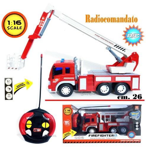 Camion pompieri radiocomandato - camion,