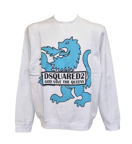 Dsquared2 felpa girocollo - dsquared2,