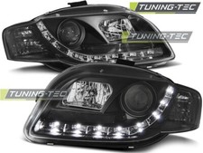 FARI ANTERIORI NERO LED PER