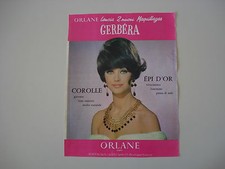 advertising Pubblicità 1961 ORLANE - PARIS