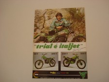advertising Pubblicità 1981 ITALJET TRIAL T 50/100/250/350 e BERNIE SCHREIBER