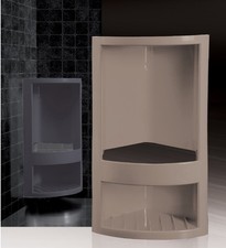 ANGOLIERA PER DOCCIA ANGOLARE COLORI ASSORTITI 14 x 14 x h 32,5 cm
