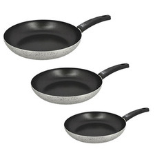 "Set 3 Padelle Alessia � 20-24-28 cm Antiaderenti, Antigraffio in Alluminio"