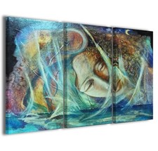 Stampa su tela ASTRATTI ESCLUSIVI 5 quadri moderni arredamento soggiorno salotto