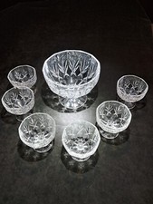 SERVIZIO VINTAGHE 7 PEZZI IN CRISTALLO
