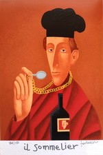 Franco Fortunato - Serigrafia originale numerata e firmata