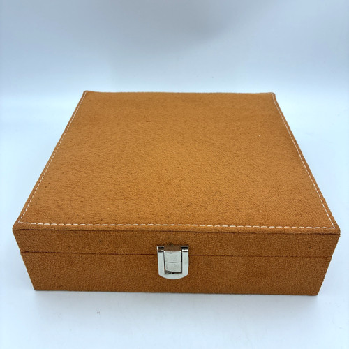 Portagioie vintage cammello