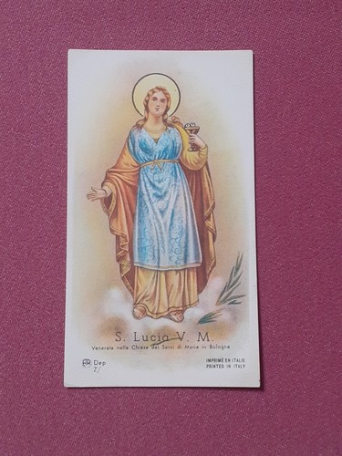 Santino santa lucia vergine - santa,