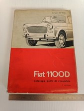 catalogo parti ricambio solo meccanica 1964 Fiat 1100 D 2° edizione italiano