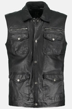 gilet uomo pelle biker