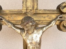 Antico Crocifisso da altare in