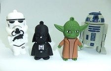 STAR WARS USB STICK 8GB - CHOOSE YOUR DESIGN - BRAND NEW YODA R2-D2 DARTH VADER