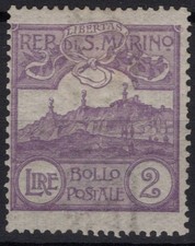 San marino 1903 veduta lire - 1903,