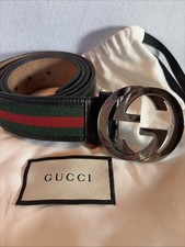 Autentica cintura Gucci nera