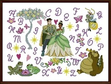 Quadro ABC Alfabeto Tiana The