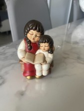 Coppia Bimbi Thun Presepe Rosso  Bambini che leggono  Fuori Produzione Thun