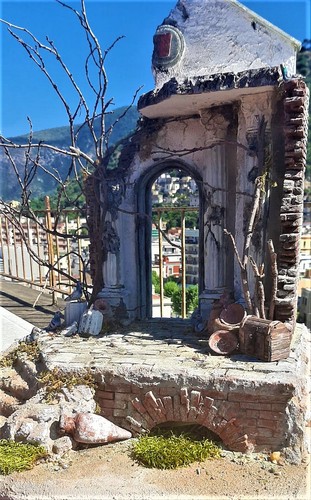 Presepe artigianale scoglio - presepe, ,scoglio