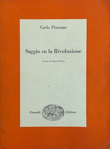 Pisacane carlo saggio - pisacane, su