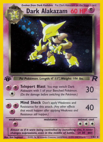 Dark alakazam pokemon - dark,