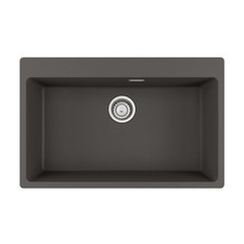 FRANKE 114.0714.175 LAVELLO MONOVASCA 78x50CM IN FRAGRANITE GRIGIO ARDESIA