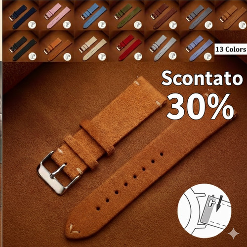Cinturino orologio vera pelle - cinturino,