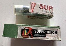 vintage SUPER IRIDE VERDE CHIARO tinte per tessuti EMPORIO PUBBLICITà