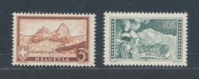 1930-31 SVIZZERA, n. 244-245, vedute, MNH**
