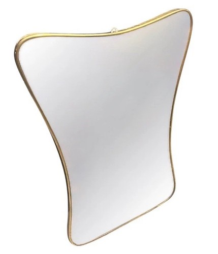 Midcentury mirror brass - midcentury, gio
