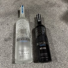 2 x Belvedere Vodka Bottles