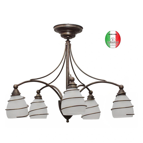 Lampadario soffitto vintage - a,